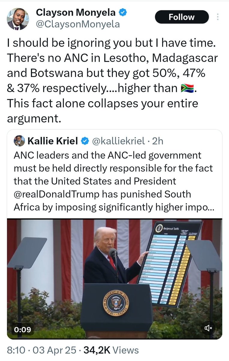 KingMntungwa's tweet photo. @kalliekriel @realDonaldTrump https://t.co/cU5XcQvpLa