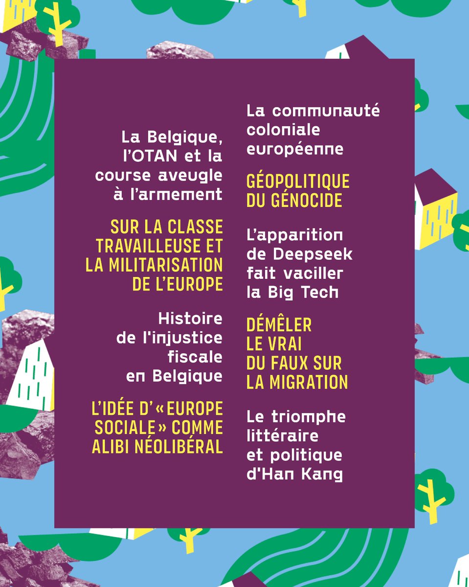 📮Le nouveau Lava est en route ! Le dossier du n°32 est dédié à la militarisation de l'Europe. Voici les articles et leurs auteurs à découvrir⬇️