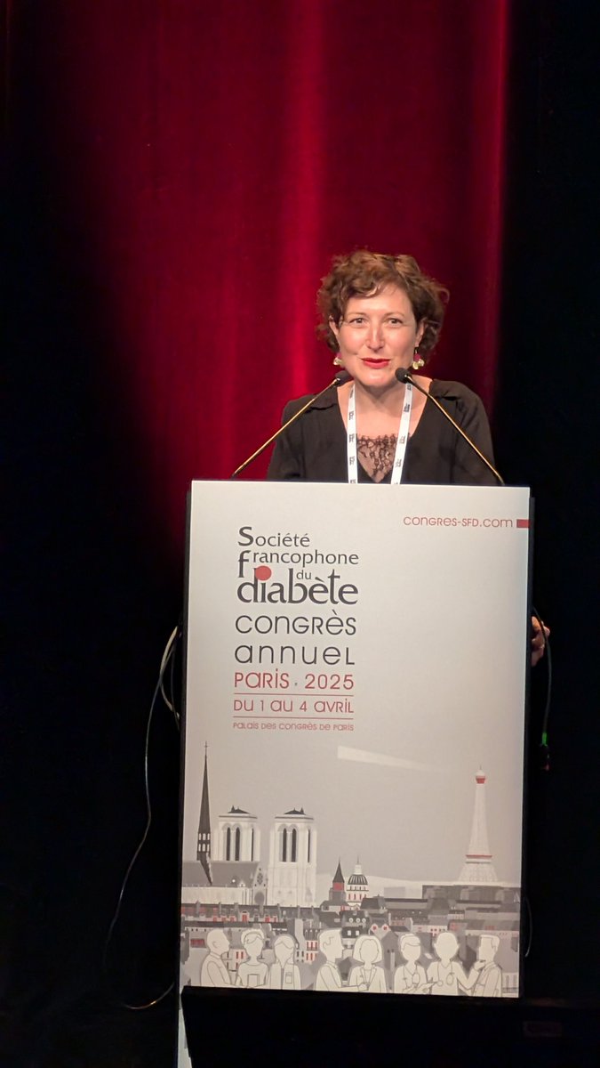 Bravo à Bénédicte Gaborit, lauréate du prix   Loubatières de la Société Francophone du Diabète pour ses travaux sur le tissu adipeux épicardique.