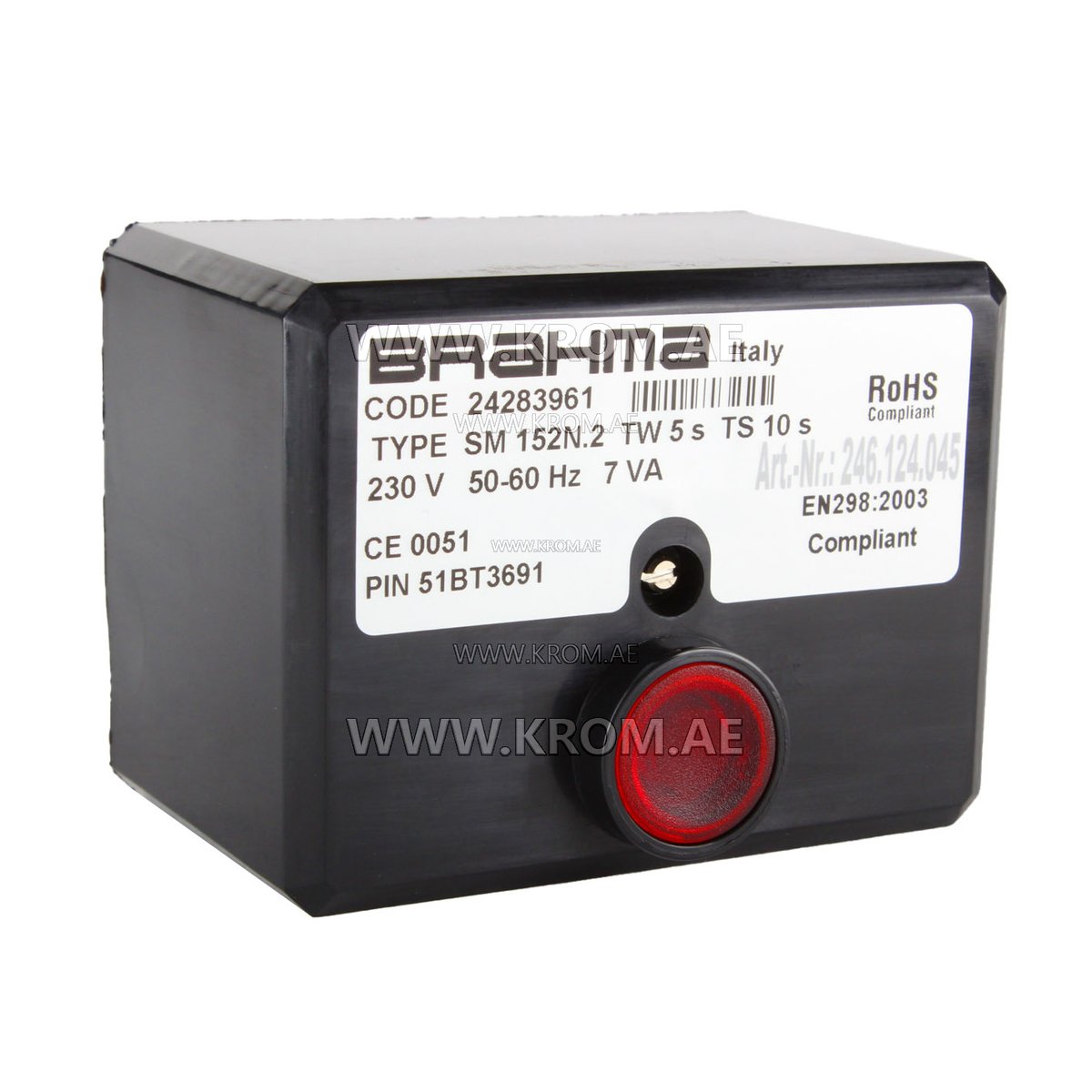 krom_ae's tweet image. 🔥 وحدة التحكم Brahma SM152N.2 – مثالية للغلايات وأنظمة الغاز! تضمن الأمان والكفاءة وكشف اللهب لحلول التدفئة!

#Brahma #BurnerControl #Heating #GasSystems #HVAC