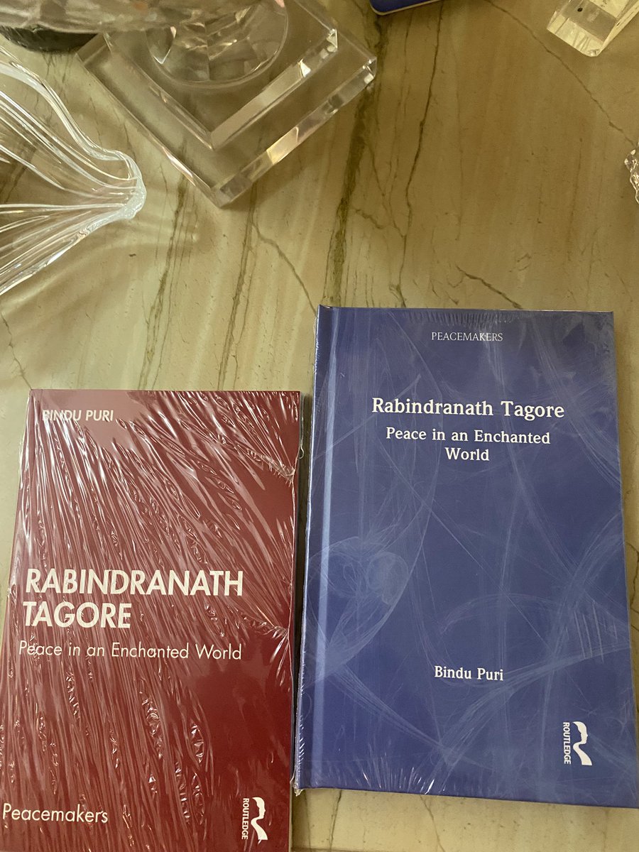 Professor Bindu Puri (@professorpuri) on Twitter photo And it’s finally here from <a href="/routledgebooks/">Routledge Books</a> Taylor and Francis group London and New York in the Peacemakers series about #rabindranath Tagore who thought that the religion of humanity involved the realisation of the unity of inter relationships in the cosmos ! #books #Peace And it’s finally here from <a href="/routledgebooks/">Routledge Books</a> Taylor and Francis group London and New York in the Peacemakers series about #rabindranath Tagore who thought that the religion of humanity involved the realisation of the unity of inter relationships in the cosmos ! #books #Peace