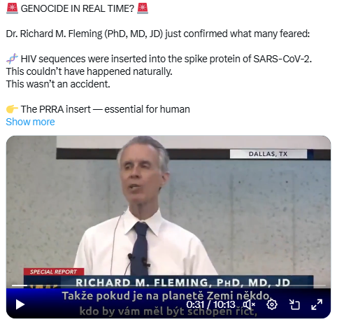 denisrancourt's tweet photo. There you have it. Promoting the false science of HIV and SARS-CoV-2 together, using fear and "gene sequence" white-coat propaganda https://t.co/jV7lE8IYrI