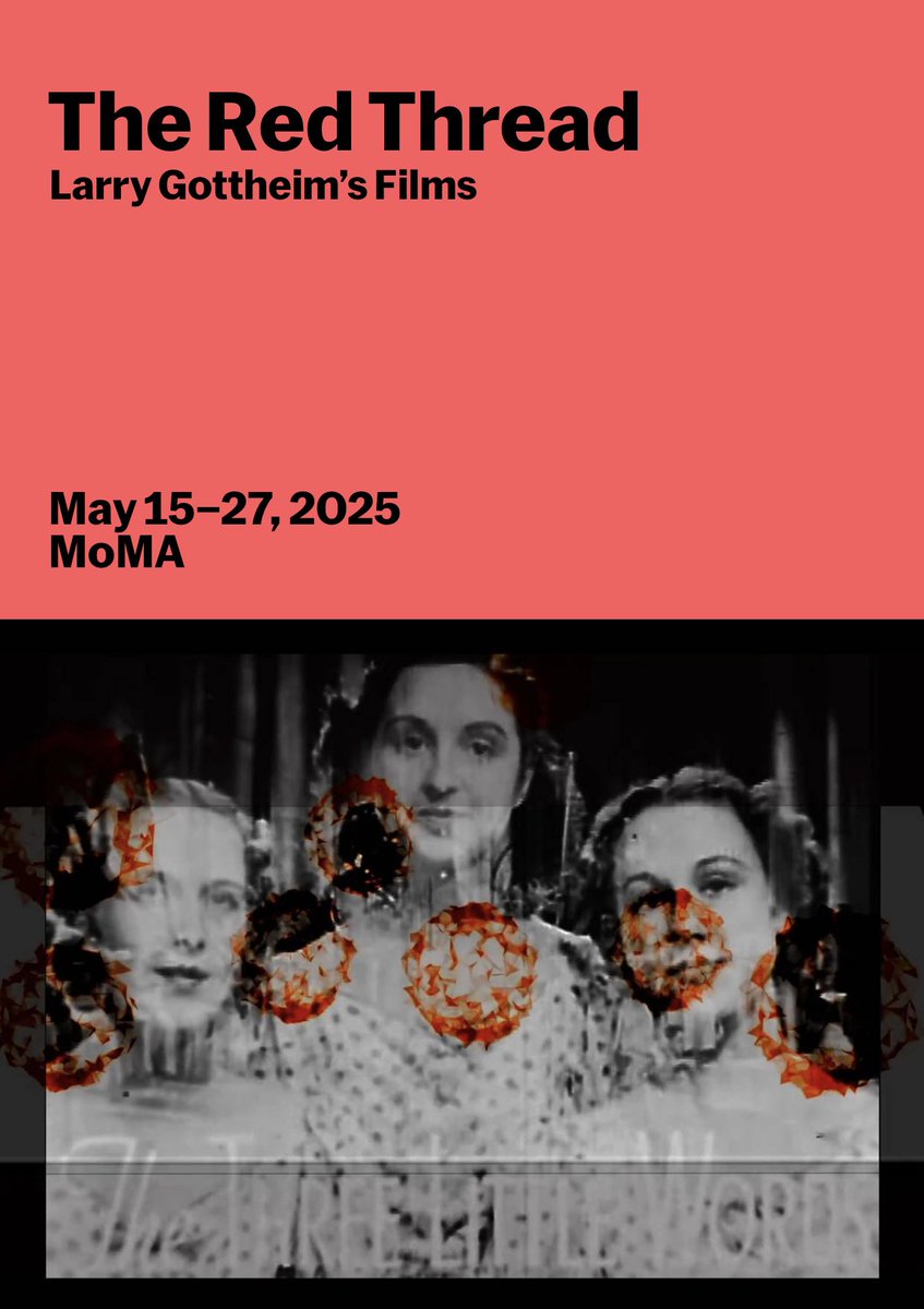 The Film-Makers’ Cooperative (@filmmakerscoop) on Twitter photo The Film-Makers’ Coop is thrilled to collaborate with <a href="/MuseumModernArt/">MoMA The Museum of Modern Art</a> to present “The Red Thread,” a career-spanning retrospective celebrating longtime Coop member <a href="/larrygottheim/">Larry Gottheim</a>, following our publication of Gottheim’s memoir of the same name.
TICKETS: moma.org/calendar/film/…. The Film-Makers’ Coop is thrilled to collaborate with <a href="/MuseumModernArt/">MoMA The Museum of Modern Art</a> to present “The Red Thread,” a career-spanning retrospective celebrating longtime Coop member <a href="/larrygottheim/">Larry Gottheim</a>, following our publication of Gottheim’s memoir of the same name.
TICKETS: moma.org/calendar/film/….