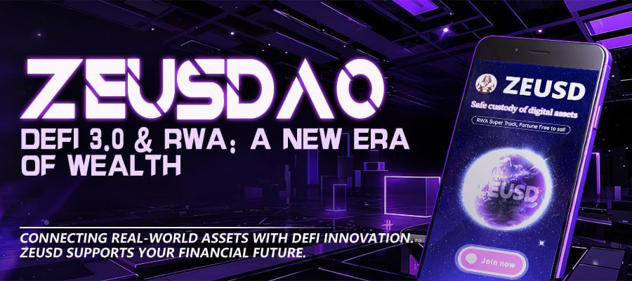 ZeusDao_cc's tweet photo. The DeFi 3.0 era has arrived! ZeusD is leading the revolution!

RWA + Blockchain support → Stable and inflation-resistant
On-chain transparency → Verifiable asset security
DeFi 3.0 mechanisms → Long-term growth &amp; continuous innovation 

Learn more: https://t.co/TZLWSZKUZI https://t.co/1wCqtSKPVl