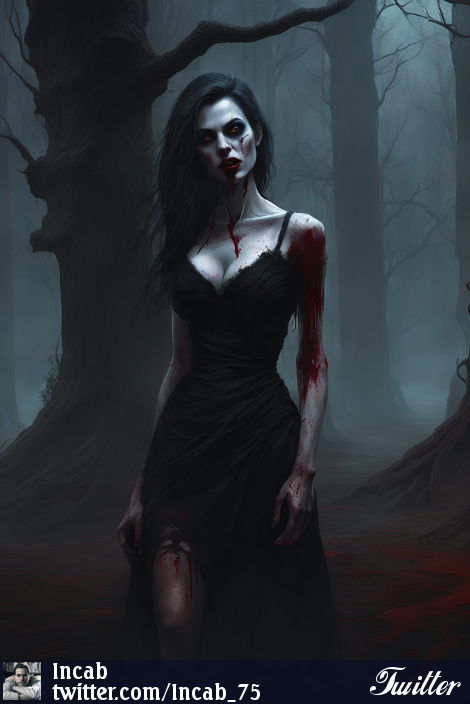 Incab_75's tweet photo. Artwork by Incab
#graphics #digitalart #AIArtwork #AIart #AIArtCommuity #stablediffusionart #fantasyart #fantasy #vampire #portrait https://t.co/j3CZyQCqu6