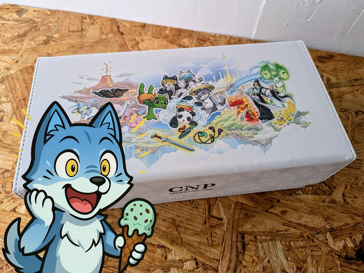 やばー‼︎
#CNPトレカ スターターセット届きました。
早くデッキ組んで収納したい🥳
