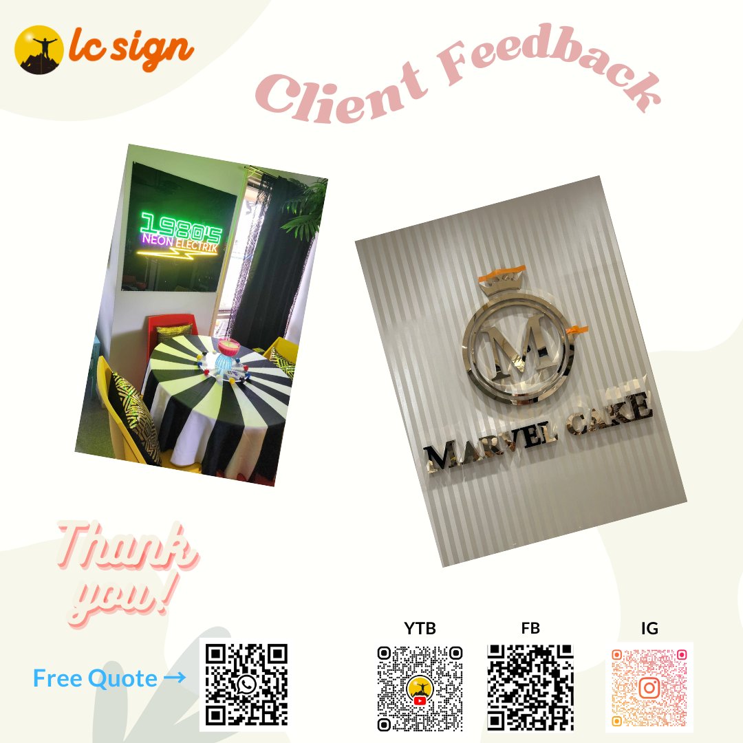 LCSignOfficial's tweet image. ✨Pictures of LC Product from customers
💪Thanks for supporting LC SIGN
🎁Have a nice day!

#lcsign #ledsign #neonsign #business #foryou
