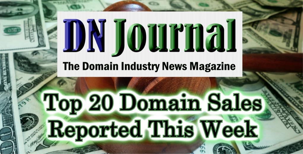 A Trio of Six-Figure Domain Sales Including One That Passed the Half-Million Dollar Mark Headline Our Latest Chart: dnjournal.com/archive/domain…