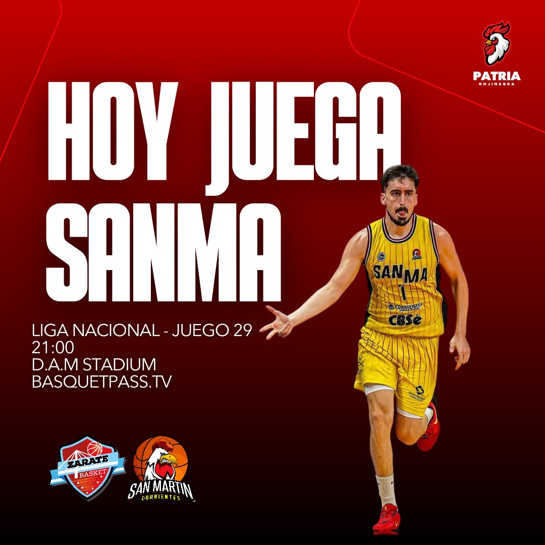 PatriaRojinegra's tweet photo. ¡𝗛𝗢𝗬 𝗝𝗨𝗘𝗚𝗔 𝗦𝗔𝗡 𝗠𝗔𝗥𝗧𝗜́𝗡!👊🐔

#VamosRojinegro❤️🖤 https://t.co/QvBGT9iDFd