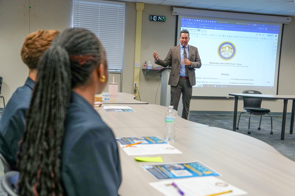 Success isn’t always a straight path — it’s about finding what drives you. 🚀

At today’s DSAC meeting, RUSD Board President Dr. Lewis shared her journey, from college to becoming a nurse. Her message: It’s OK to change direction along the way! Thanks for sharing! 👏