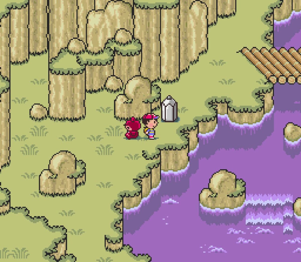 hobonichimother's tweet photo. タコけしマシンで消すタコ。なぜそれが『EarthBound』では「鉛筆」になったのか？ そのほか数々の謎があかされる。聞いてみるもんだなぁ‥‥。英訳担当のマーカスさんと糸井重里の対談、第４回はこちらからどうぞ↓
https://t.co/O17Vwg12TI https://t.co/EvB5Q8sy3s