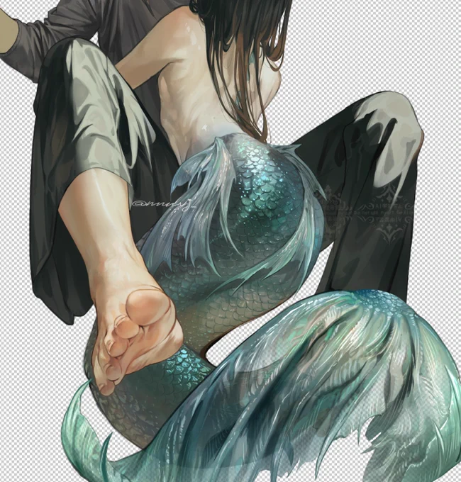 人魚wip ( ◜௰◝و(و " 