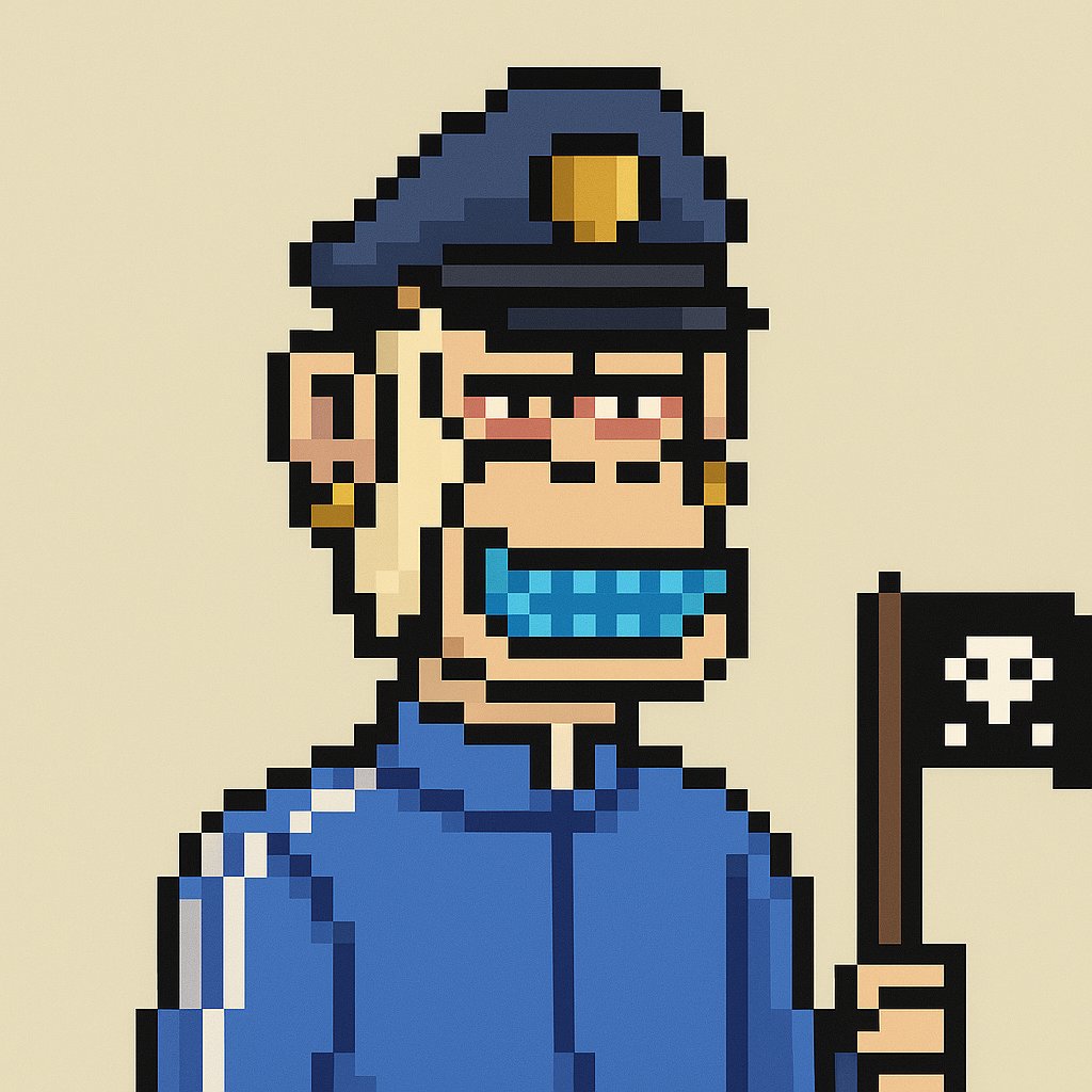 XRPirateNFT's tweet photo. XRPirates Punks 1/1 just dropped!
Crafted with mad respect for @xrpnftslobo โ the OG of Baysed Labs.
Pixel power. Pirate soul. Pure OG energy.
This one hits different.
#XRPirates #PunksOnXRPL #XRPNFT #BaysedLabs #1of1NFT #OGdrop #XRPCommunity #NFTArt #PixelArt #RespectTheOG https://t.co/TsUtiufOv5