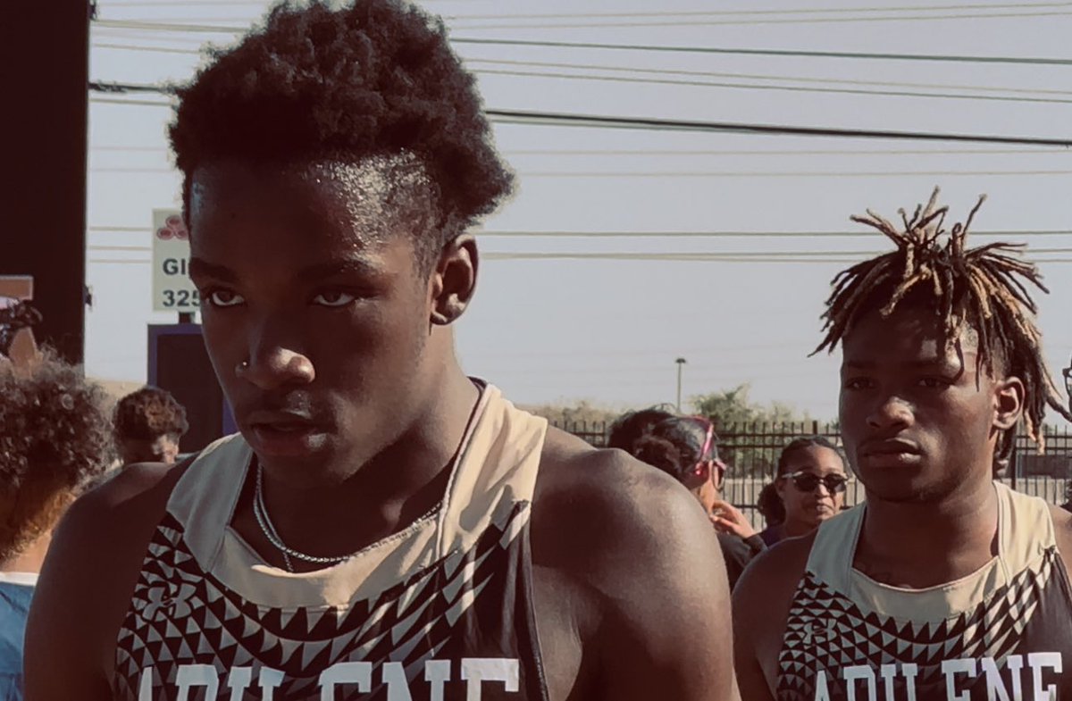 ⚡️ Double Trouble! ⚡️ HUGE congrats to our Abilene High Track &amp; Field stars, Ma’Jehl Aboso &amp; Jaden Jackson, for qualifying for the Area Meet in Long jump! 🔥 Get ready, Lowery Stadium, here they come!
