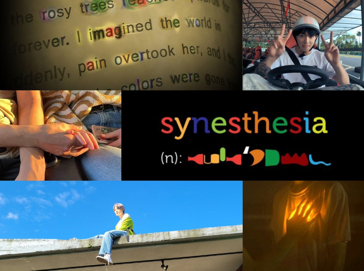 starmelies's tweet photo. #kookminau |  synesthesia ♥︎

la sinestesia cromática es una variación en la percepción que da la capacidad de ver colores o figuras en los sonidos, algo que jjk posee. 

 y a el, le gusta mucho ver como jm destella  colores mientras ríe. https://t.co/sd1tHBLlb0