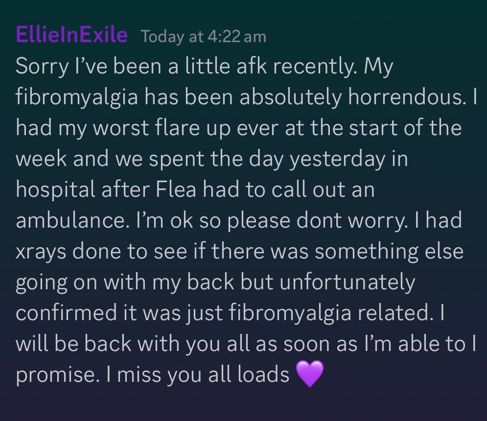 EllieInExile's tweet image. Just a little update for you all 💜
