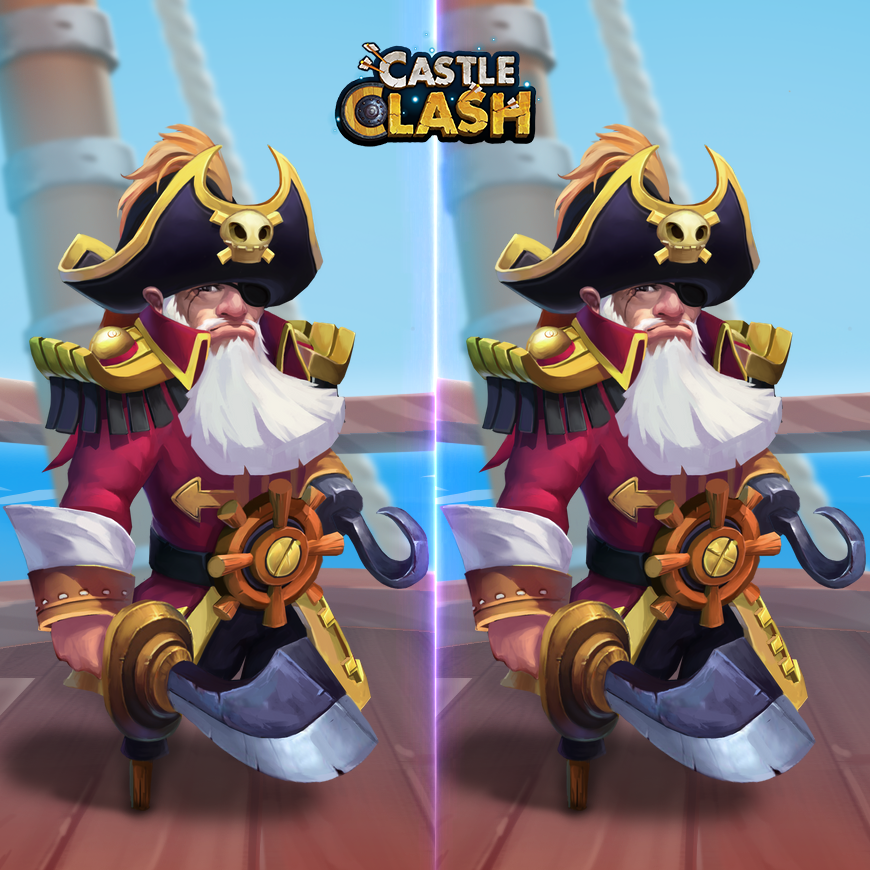Can you spot the difference between these two photos?

#castleclash