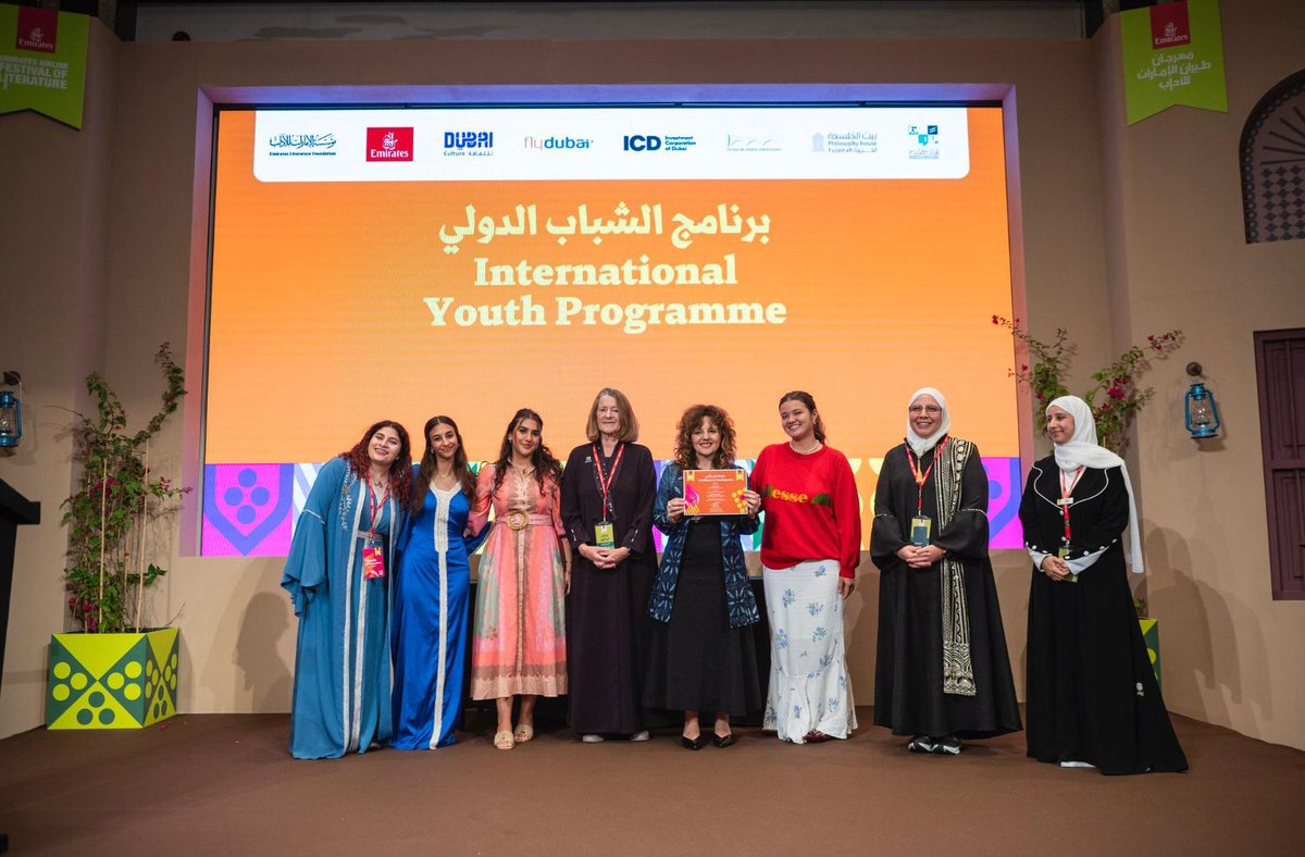 USYD Languages and Cultures (@usydslc) on Twitter photo 📚✨ Earlier this year, four USYD students were selected to represent @sydney_uni at the 17th <a href="/EmiratesLitFest/">EmiratesLitFest</a> in Dubai. As the only student delegation from Australia, they engaged in cross-cultural dialogue and the power of storytelling in the Arab world: bit.ly/4i3xngu 📚✨ Earlier this year, four USYD students were selected to represent @sydney_uni at the 17th <a href="/EmiratesLitFest/">EmiratesLitFest</a> in Dubai. As the only student delegation from Australia, they engaged in cross-cultural dialogue and the power of storytelling in the Arab world: bit.ly/4i3xngu