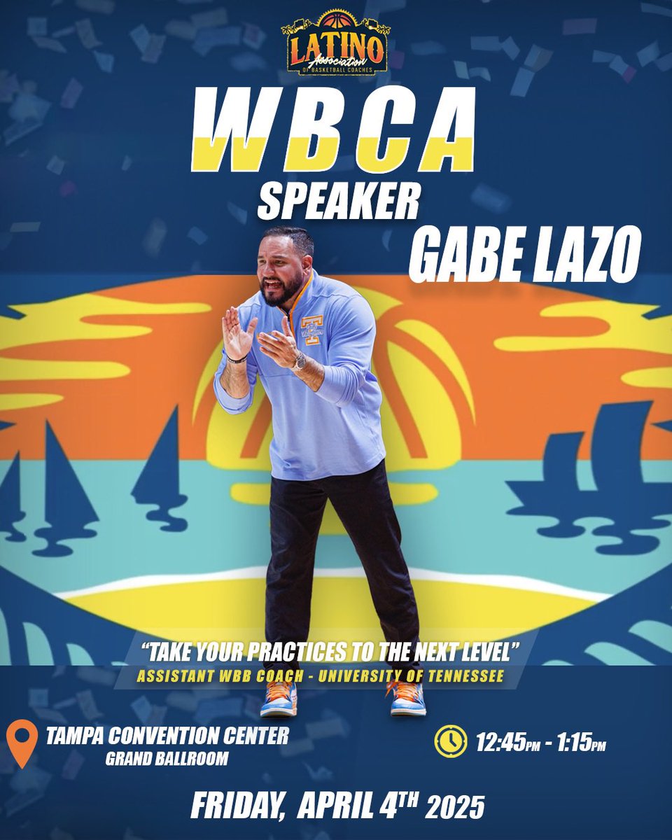 Latino Association of Basketball Coaches (@labcbasketball) on Twitter photo Join our own <a href="/CoachGabeLazo/">Coach Lazo</a> at the <a href="/WBCA1981/">Womenâs Basketball Coaches Association</a> convention Friday as he shares nuggets with the basketball community! Join our own <a href="/CoachGabeLazo/">Coach Lazo</a> at the <a href="/WBCA1981/">Womenâs Basketball Coaches Association</a> convention Friday as he shares nuggets with the basketball community!