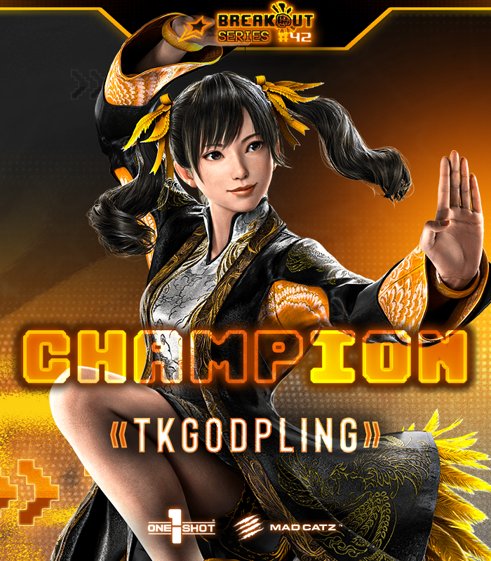 BreakoutES's tweet photo. 💫 Breakout Series: TEKKEN 8 #42

@tkgodpling wins his 15th event in the #BreakoutSeries!

🏅 Your BES Top 8:
@Riddum_Enjoyer / @KingReyJr_ / @RVCris_TK / @oac_kemet / @XoBigballs / @papillagameplay / @trezizy

🎙️ Special Thanks to: 
@KvoxTweets & @themrleapfrog 

#TEKKEN8 #BreakoutSeries