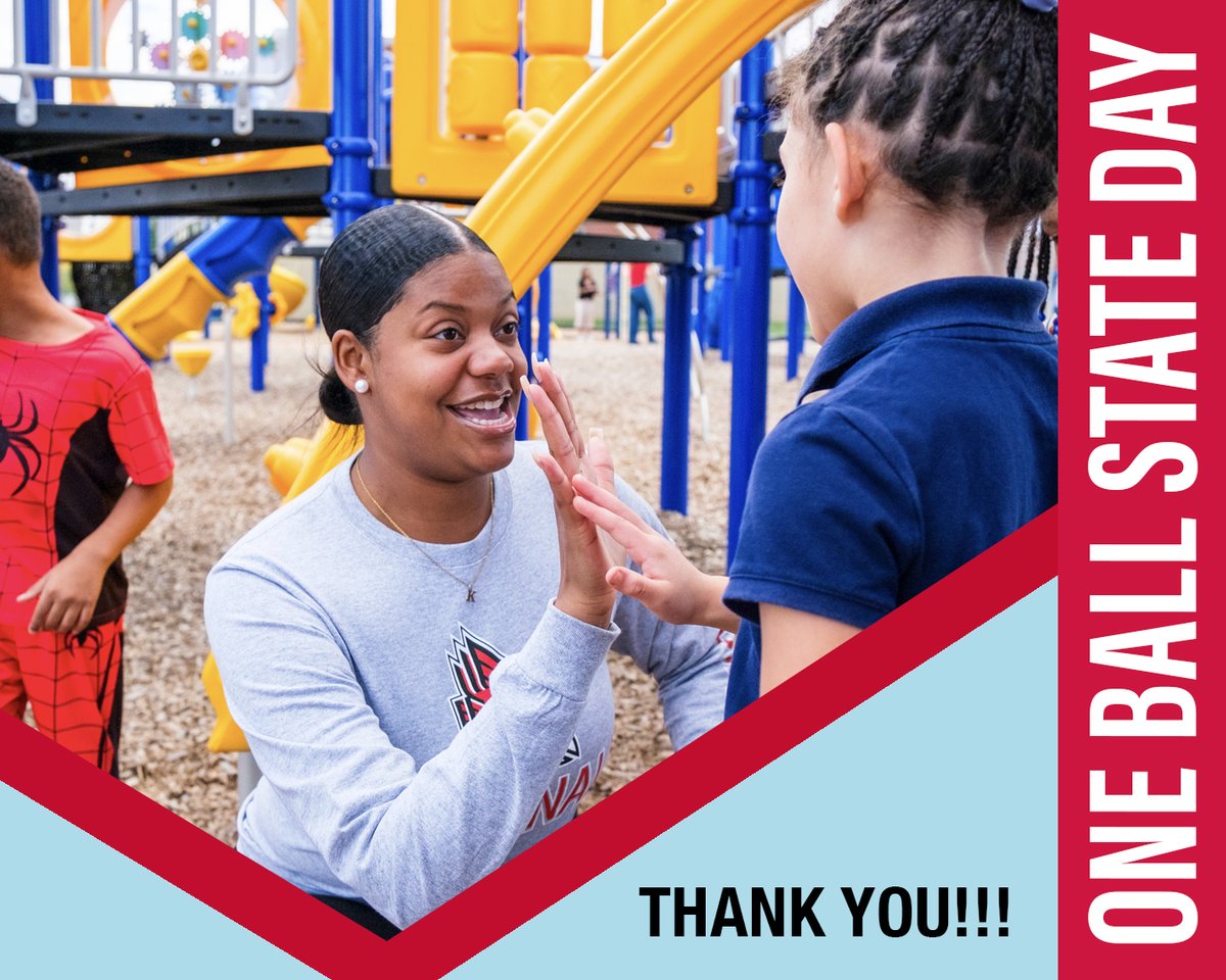 🎉 That’s a wrap on One Ball State Day 2025! 🎉

Thank you to everyone who gave, shared, raced ducks &amp; showed up with Cardinal spirit. ❤️ You made today unforgettable!

Final totals coming soon, but for now—good night, Ball State. You crushed it. 🐤✨

#OneBallState #BallStateTC