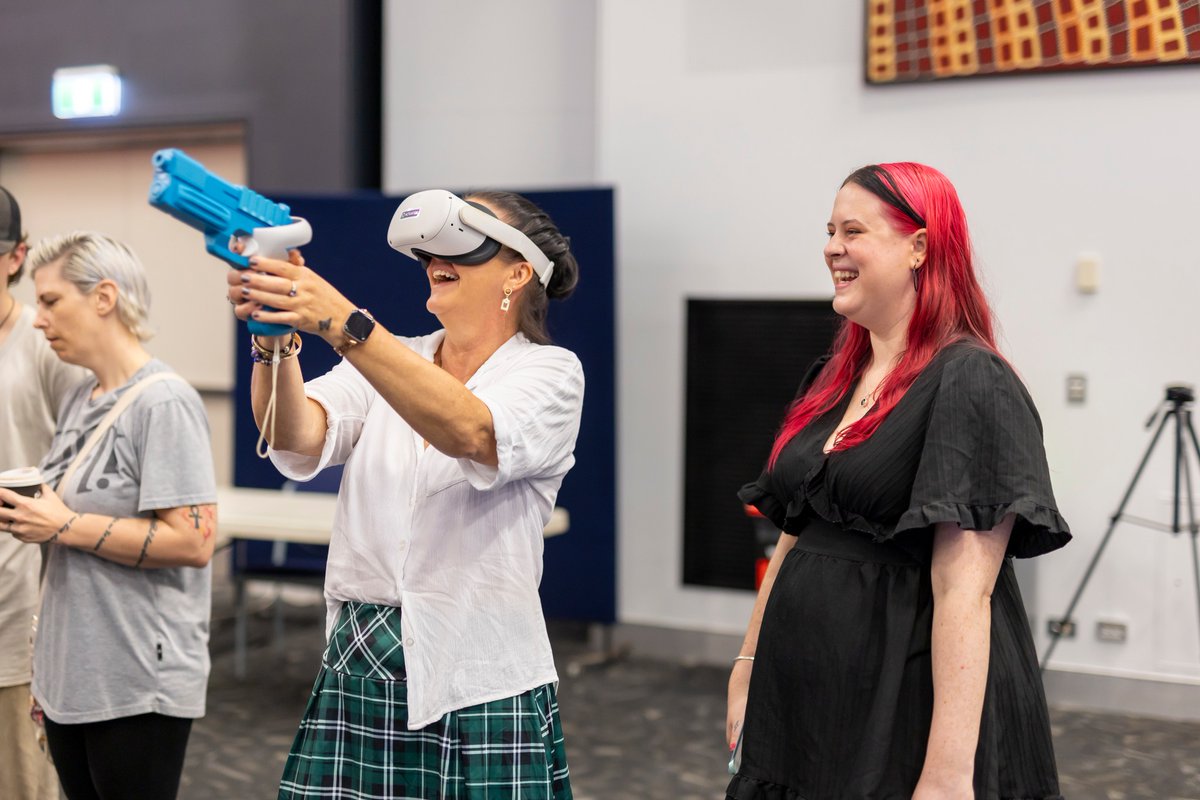 We had a blast at the recent game jam event hosted by  <a href="/Screen_QLD/">Screen Queensland</a>, <a href="/JobsQLD/">Jobs Queensland</a>, <a href="/screenskillsqld/">Essential Screen Skills - QLD</a>, <a href="/JobsQLD/">Jobs Queensland</a>.

Was great to talk to the Mayor of the Sunshine Coast, and be able to help show the impact funding can have to games created in Queensland.