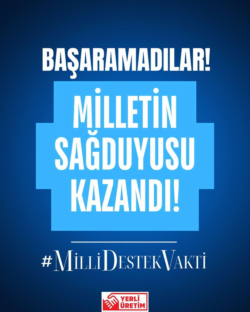 #MilliDestekVakti.