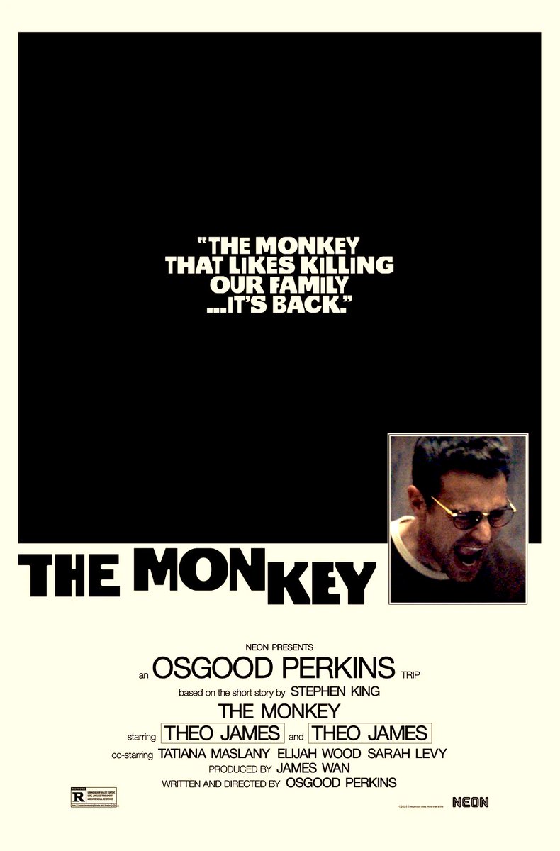 OfHorrorPodcast's tweet photo. 🤔🩸 The hotel sign in THE MONKEY (2025) reading “No food after midnight” is a direct reference to “Gremlins,” as the movie inspired Osgood Perkins to channel the same kind of chaotic energy into his film.
#splatterhorror #horror #osgoodperkins https://t.co/8vRqmL8O2u