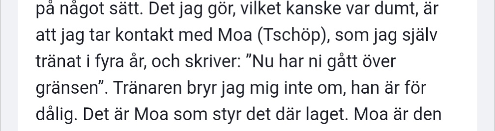 Det kanske är innebandy man ska följa för lite mer drama 😂