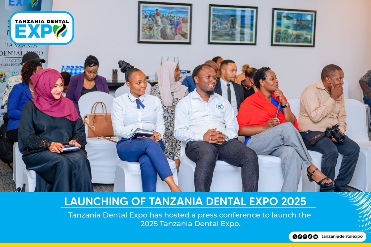 Tanzania Dental Expo (@tzdentalexpo) on Twitter photo We are excited to officially launch the 2025 Tanzania Dental Expo!
We call upon local & international sponsors, exhibitors, and dental professionals to grasp this opportunity
📅 Register now & be part of Tanzania’s biggest dental event!
tanzaniadentalexpo.com/niademtalexpo We are excited to officially launch the 2025 Tanzania Dental Expo!
We call upon local & international sponsors, exhibitors, and dental professionals to grasp this opportunity
📅 Register now & be part of Tanzania’s biggest dental event!
tanzaniadentalexpo.com/niademtalexpo