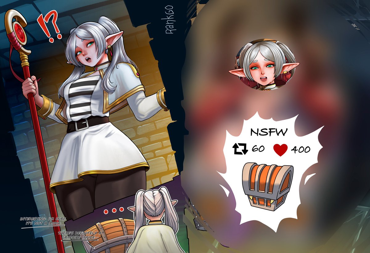 Rankgoart's tweet photo. Frieren mysterious chest... https://t.co/cUUEo8QoYz