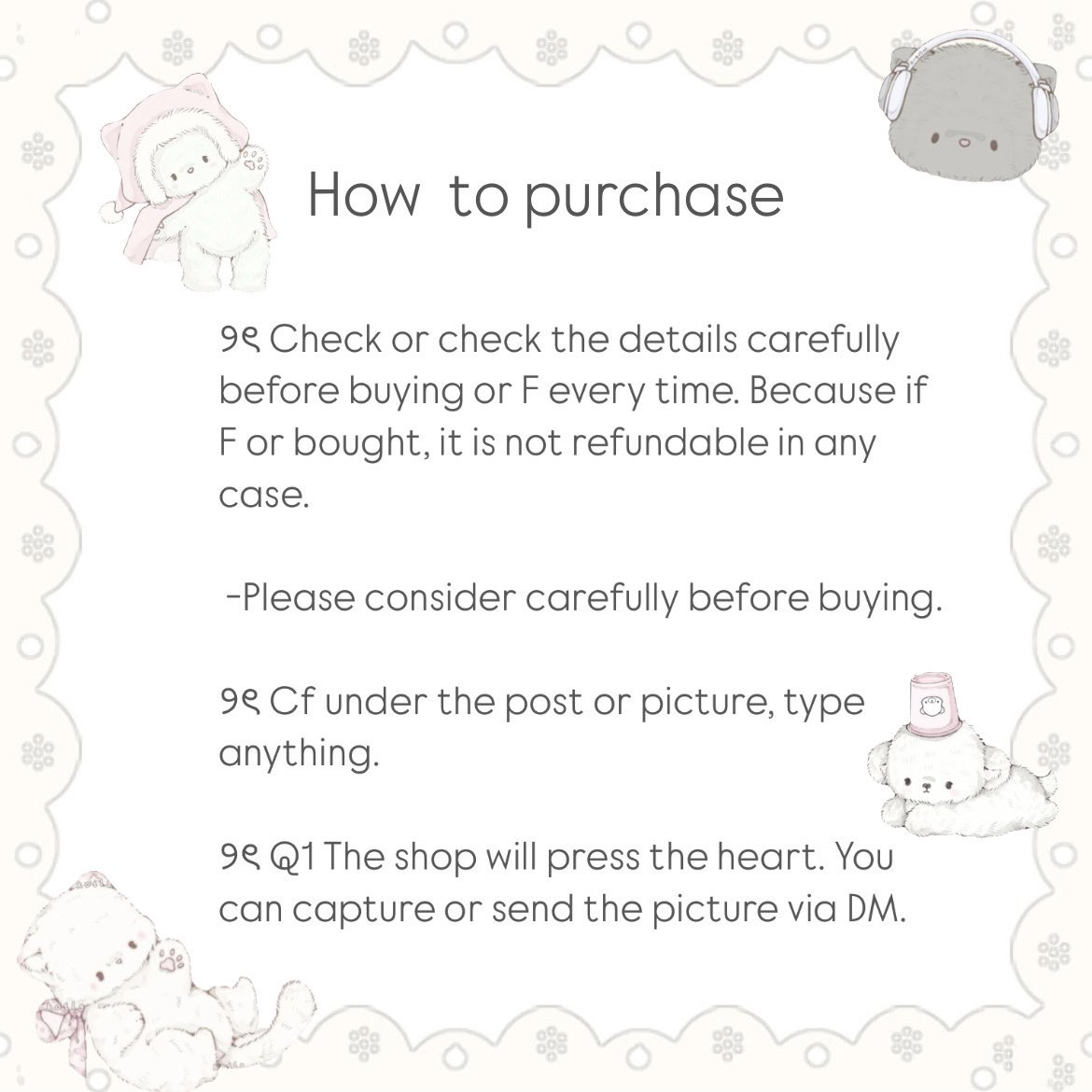 Moominx5's tweet image. вყ 𝓵𝓲𝓷𝓪𝓭𝓪𝓲𝓼𝔂_

(กรุณาแวะอ่านกันหน่อยkaa)👇🏻🍥

ʀᴇᴠɪᴇᴡ #reviewmoominx 🍒
ᴜᴘᴅᴀᴛᴇ #updatemoomin 📮

Ig. ꒰ linadaisy_ ꒱
shopee th.shp.ee/BLah3Xf