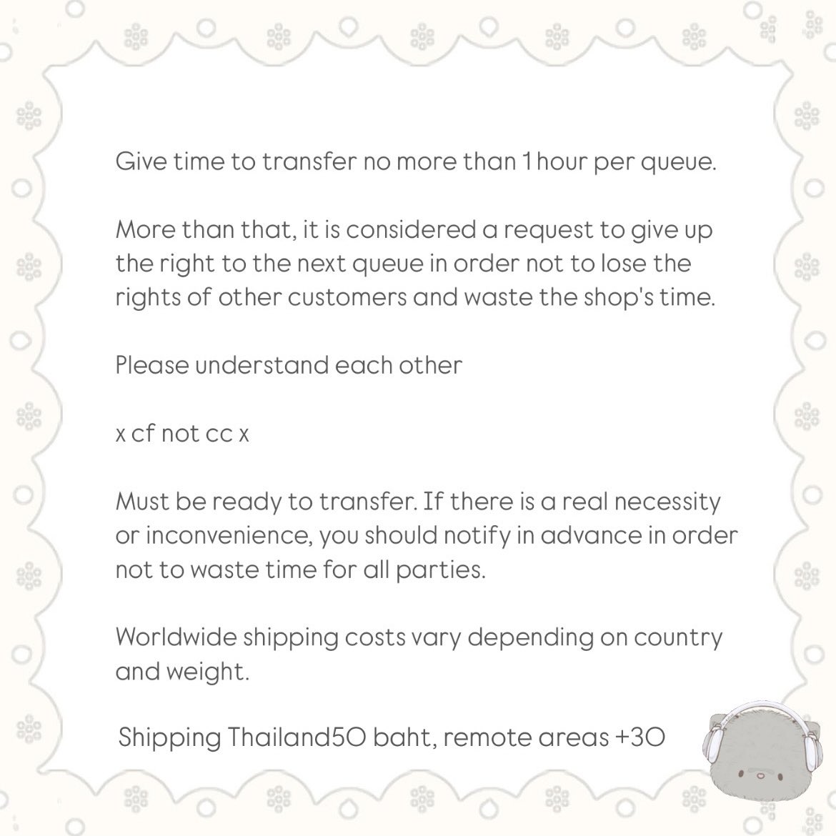 Moominx5's tweet image. вყ 𝓵𝓲𝓷𝓪𝓭𝓪𝓲𝓼𝔂_

(กรุณาแวะอ่านกันหน่อยkaa)👇🏻🍥

ʀᴇᴠɪᴇᴡ #reviewmoominx 🍒
ᴜᴘᴅᴀᴛᴇ #updatemoomin 📮

Ig. ꒰ linadaisy_ ꒱
shopee th.shp.ee/BLah3Xf