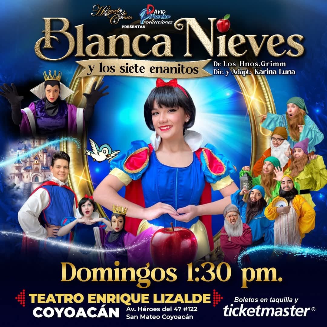 ¿Ya hicieron plan para el Domingo? 🎭

Tenemos pases dobles para que se vayan a divertir los peques de la casa este Domingo 6 de Abril a la 1:30 PM en Blanca Nieves y los siete enanitos en el Teatro Enrique Lizalde.🍎🐇 

-Dale RT a este Post
-Escribe tu nombre completo
