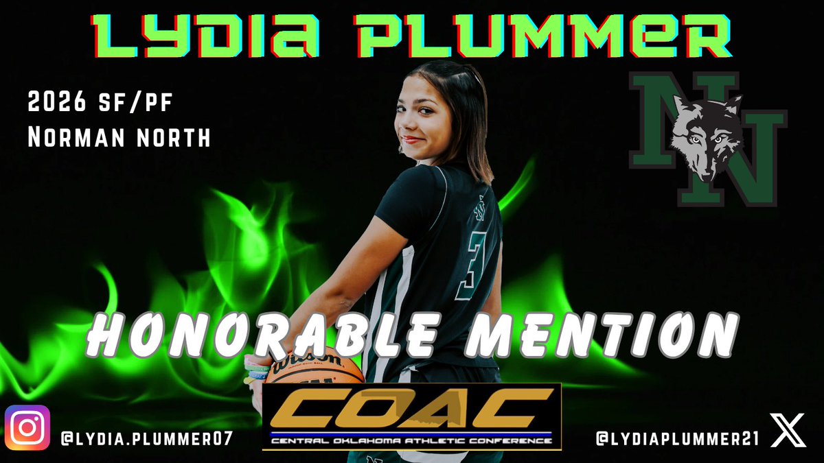 Lydia Plummer #3 2026 (@lydiaplummer21) on Twitter photo Thanks to everyone who voted for me, honored for the recognition!!!
<a href="/NormanNorth_GB/">Norman North GB</a> <a href="/abovelinehoops/">Abovethelinehoops</a> <a href="/PGHOklahoma/">Prep Girls Hoops Oklahoma</a> <a href="/Okbetweenlines/">OKHSGBBBetweentheLines</a> <a href="/2026_swarm/">Oklahoma Swarm 2026</a> Thanks to everyone who voted for me, honored for the recognition!!!
<a href="/NormanNorth_GB/">Norman North GB</a> <a href="/abovelinehoops/">Abovethelinehoops</a> <a href="/PGHOklahoma/">Prep Girls Hoops Oklahoma</a> <a href="/Okbetweenlines/">OKHSGBBBetweentheLines</a> <a href="/2026_swarm/">Oklahoma Swarm 2026</a>
