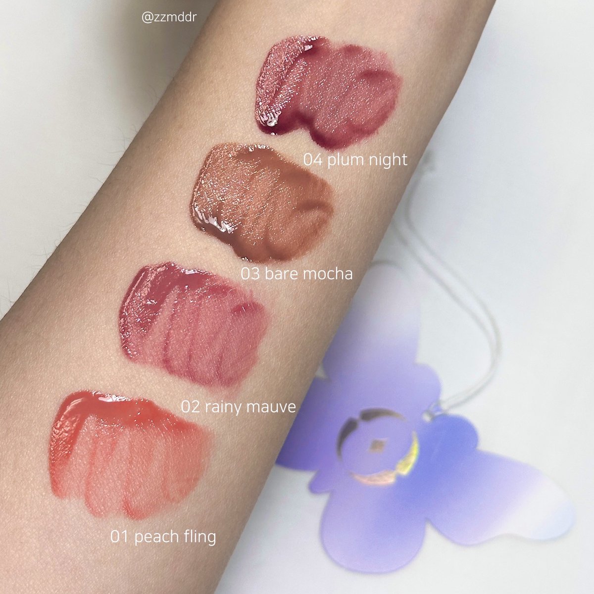 #제품제공 (리뷰의무X 단순선물)

3월 31일에 출시된 모렛의 셔터 핏 틴트를 받아보았습니다՞⸝⸝ᵒ̴̶̷ 𓈞 ᵒ̴̶̷⸝⸝՞

전체적으로 꽤나 탁한편이라 탁기 잘받으시는 분들이 굉장히 마음에 들어하실것같아요♡

특히 3번 베어 모카 색상은 갈색 립 찾으셨던분들께 강추..!