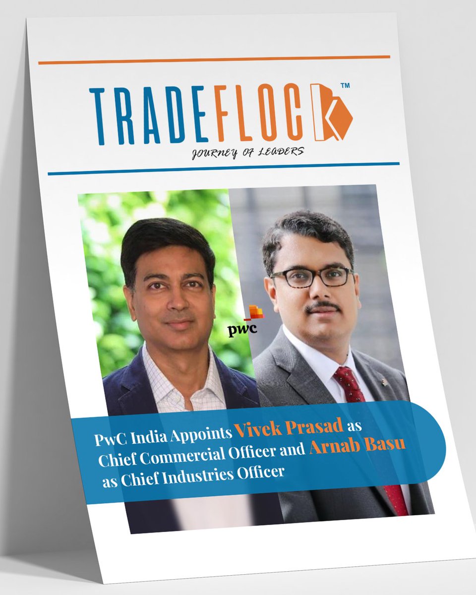 TradeFlock's tweet image. Key Leadership Changes in PwC India
 
PwC India’s Chairperson Sanjeev Krishan made the key leadership changes, who was recently re-elected for a second term.

#tradeflock #pwcindia #leadershipchanges #corporateleadership #businessnews #pwcupdates #leadershiptransition #news