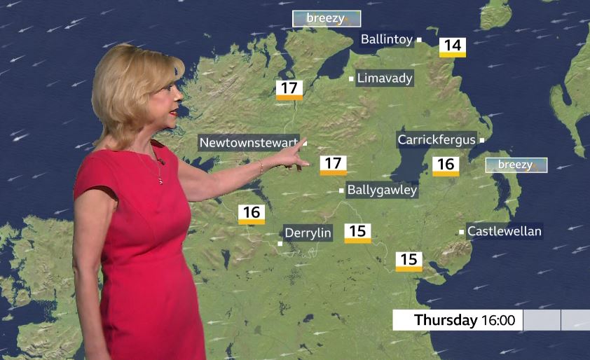 angie_weather's tweet image. A bit of a blip tonight and tomorrow morning. Otherwise the fine spell continues. @angie_weather will have the forecast on @bbcradioulster #bbcgmu, @BBCNewsNI #bbcnewsline &amp;amp; @BBCRadioFoyle