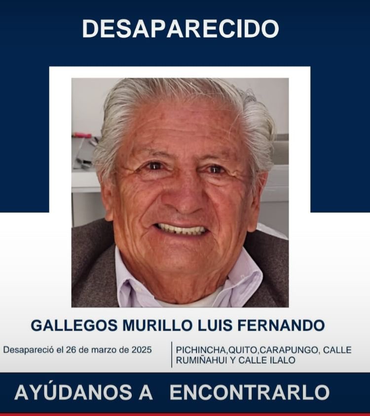 EmergenciasEc's tweet photo. #DesaparecidosEcuador
Ayuden a compartir por favor, gracias https://t.co/01944VzkBF