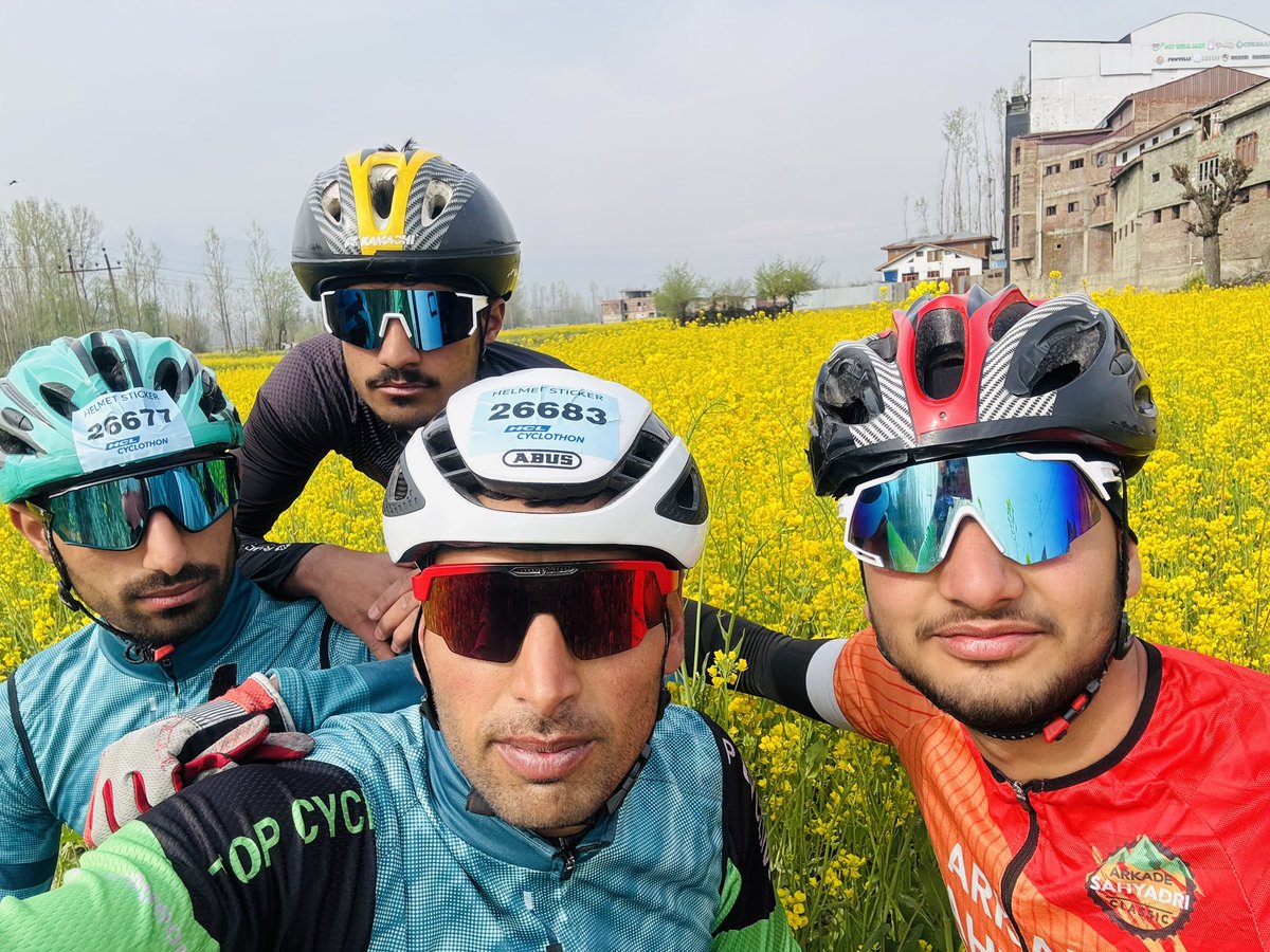 Mustard fields paint Kashmir golden.
<a href="/JandKTourism/">Jammu & Kashmir Tourism</a>