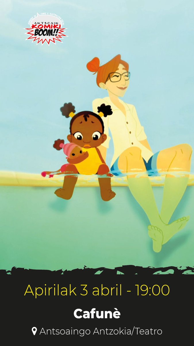 Gaur antzerkitik pasa behar duzue animaziozko bi film hauek ikusteko. Ez galdu
Hoy tenéis que pasaros por el teatro para ver estas dos películas de animación. No os las perdáis.
<a href="/AmaiaNp/">Amaia Nausia Pimoulier</a> <a href="/idakirolak/">IDAKI</a> <a href="/AntsoainAnsoain/">AytoAnsoáin/Antsoain</a> <a href="/antsoaingobotxa/">KalaberAs Taldea. Antsoaingo BotxAk</a> <a href="/TxokoGorri_Ant/">TxokoGorri</a> <a href="/maikimiauu/">Mikel</a> <a href="/josetxo_iLUNE/">Josetxo Aldunate</a>