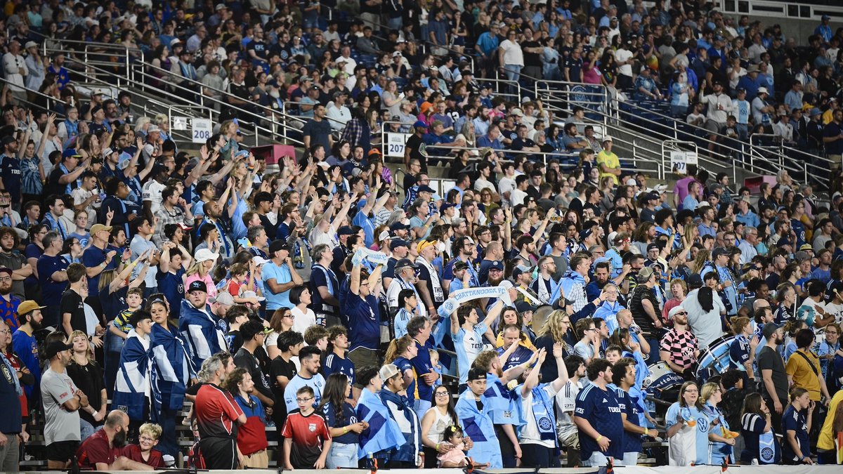 "We had 12,000 people out on a Wednesday night ... We know who we are and this was another opportunity to show that." – Head Coach Chris Nugent

Read more on tonight's historic night at Finley Stadium in our full recap: hubs.li/Q03fH1Rs0 🔵