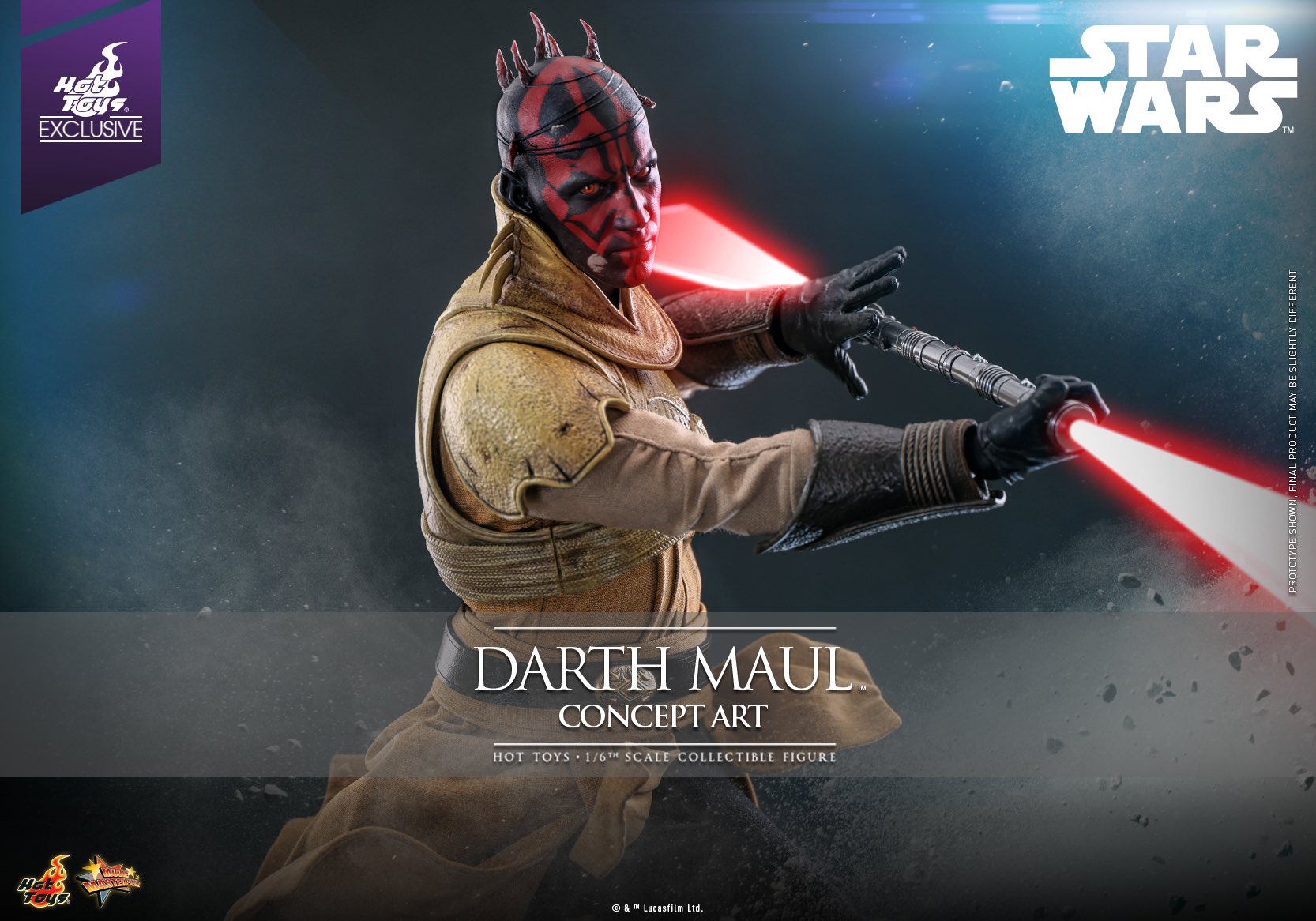 新品　ダース・モール2.0 ホットトイズ　Darth Maul HOTTOYS ホットトイズ 1/6 スター・ウォーズ エピソード1 ダース