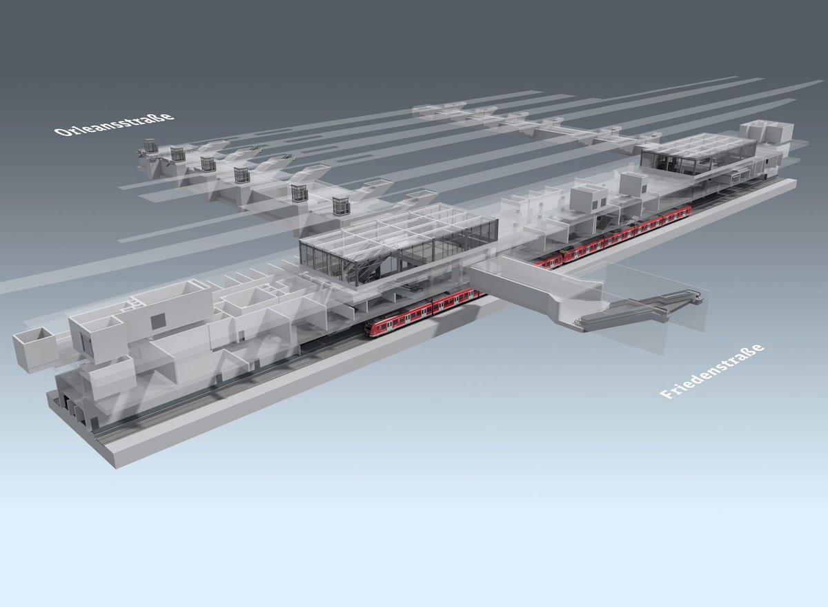Consortium Tunnel Ostbahnhof composée d’Implenia et HOCHTIEF remporte le marché du tronçon Est de la 2e ligne principale du RER de Munich. Volume de commande pour Implenia dans la fourchette moyenne des centaines de millions d’euros. bit.ly/41YBxS5
