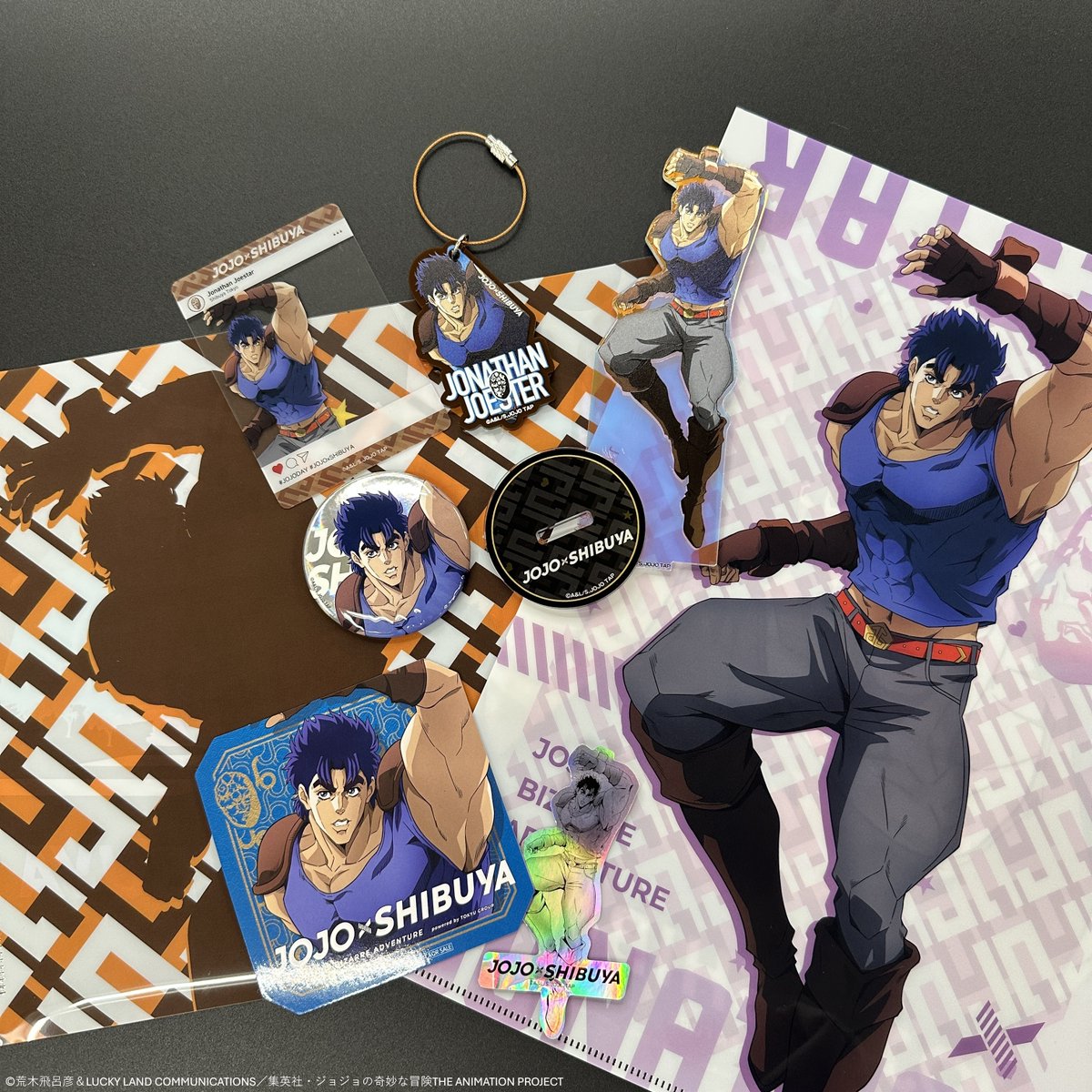 JOJO×SHIBUYA オーロラアクリルスタンド JOJO×SHIBUYA オリジナルグッズ紹介／ 本日は #ジョナサン・ジョー