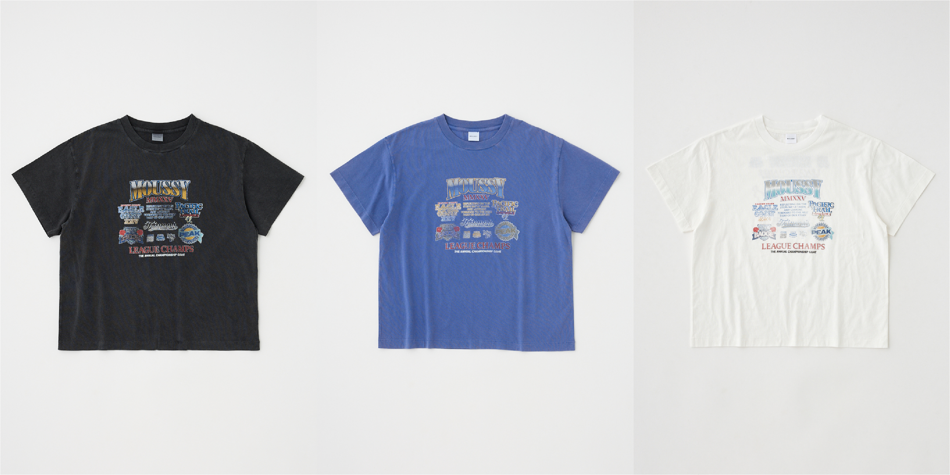 moussy｜MOUSSY LEAGUE CHAMPS 25 Tシャツ | Rakuten Fashion