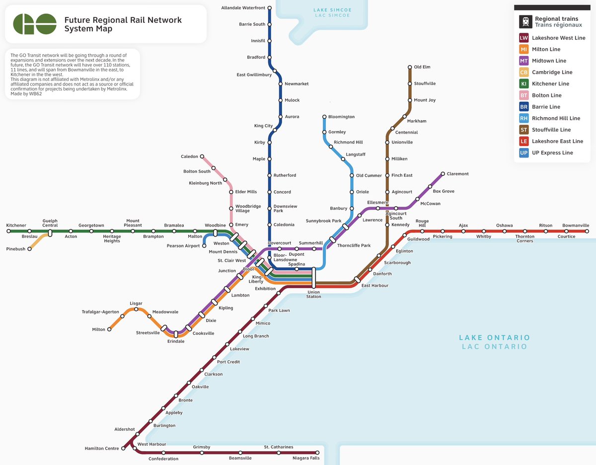 WBMetro62's tweet image. Fun Fact: Did you know there are over 40 new GO Transit Stations proposed across the network? Once completed, the General Toronto &amp;amp; Hamilton Area will have over 110 GO Stations, and potentially up to 11 regional rail lines.