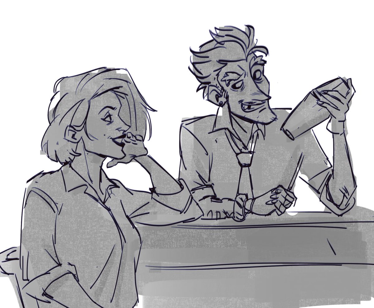 Ash and Junkrat just chatting around
#Overwatch2Fanart