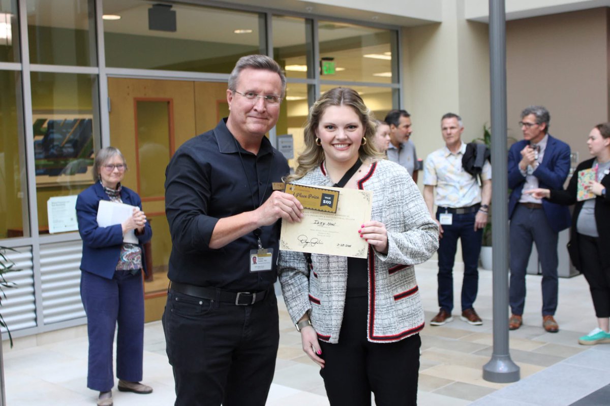 izzyneel42's tweet photo. Thrilled to share that I was awarded 3rd Place and the People’s Choice Award in the 3 Minute Thesis (3MT) Competition at this year’s Wake Forest Biomedical Graduate Programs Research Day!

Thank you to everyone who supported me and voted—I’m honored and grateful! https://t.co/LpwYEVc5hs