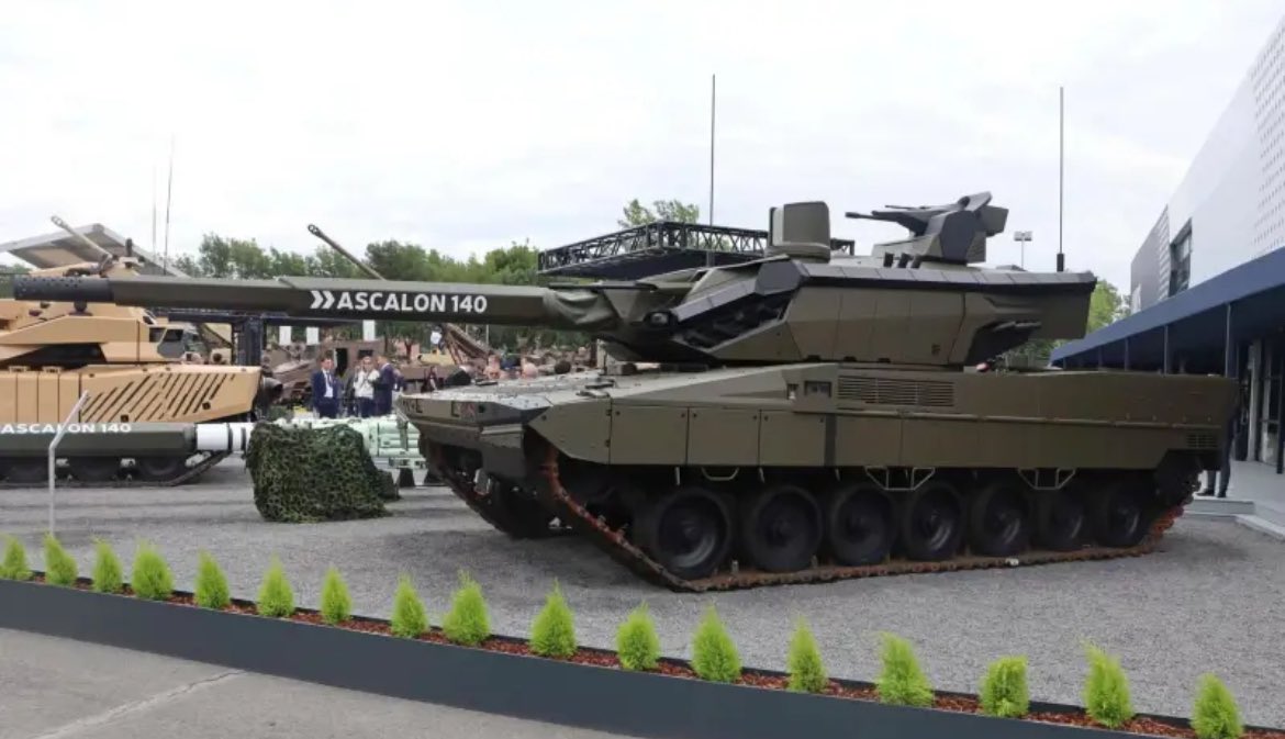 nex_def's tweet image. KNDS France Achieves Milestone with ASCALON System |

@KNDS_France has achieved a significant milestone with the #ASCALON system, having fired over 250 rounds of 140 mm ammunition. The program is expected to continue, with plans to add around 100 more rounds by its conclusion.